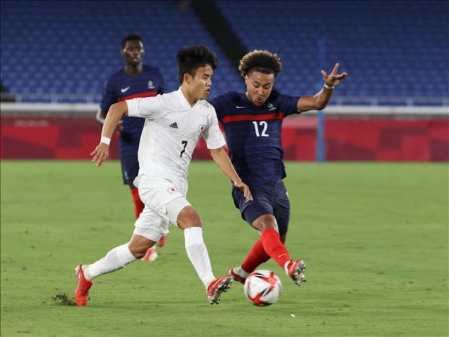 【奥运会】久保建英连续3场进球 日本4比0法国进8强